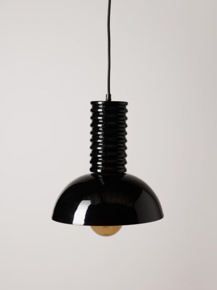 Suspension noire Spirale Chehoma