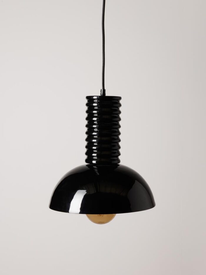 Suspension noire Spirale Chehoma