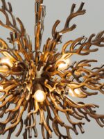 Suspension vieil or Coralia – Image 3