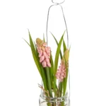 Bocal suspendu 2 fleurs Muscari rose – Image 4
