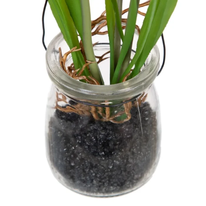 Bocal suspendu 3 fleurs Muscari blanc – Image 4