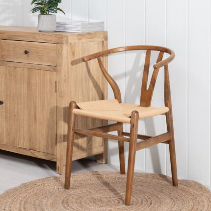 Chaise marron orme Venus Ixia