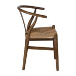 Chaise marron orme Venus – Image 2