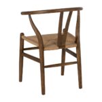 Chaise marron orme Venus – Image 3