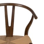 Chaise marron orme Venus – Image 4