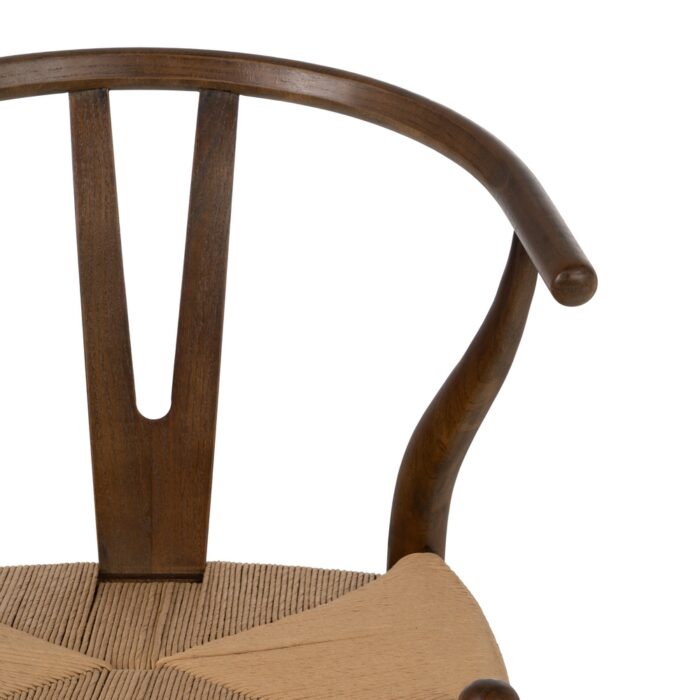 Chaise marron orme Venus – Image 4