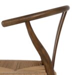 Chaise marron orme Venus – Image 6