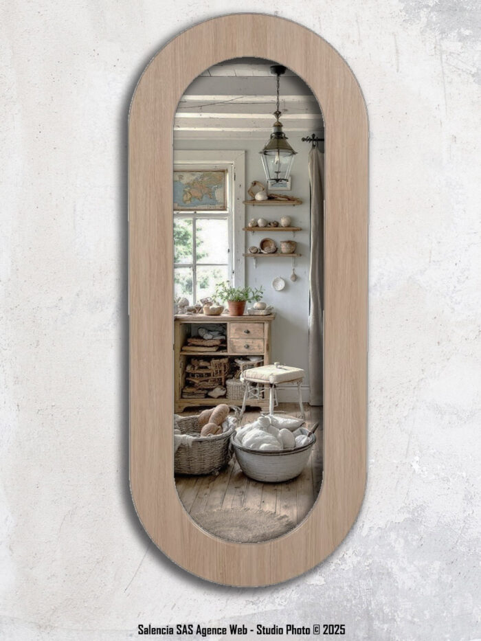 Miroir bois Moderna Ixia
