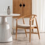 Chaise marron bois Suro – Image 2