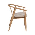 Chaise marron bois Suro – Image 3