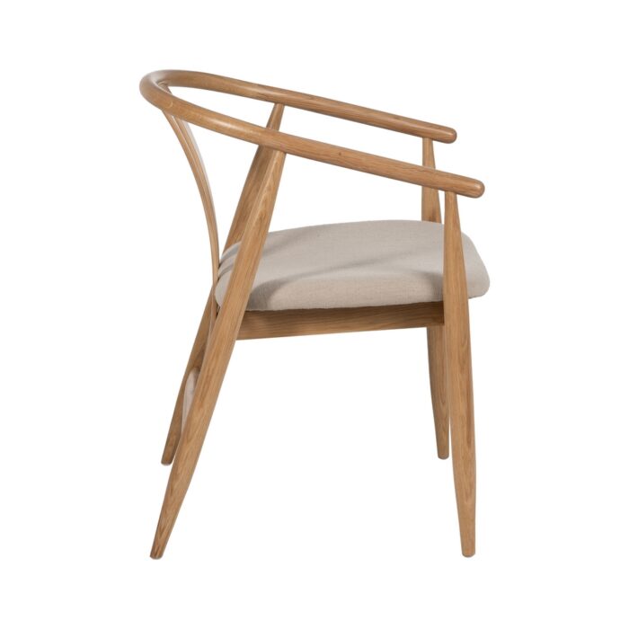 Chaise marron bois Suro – Image 3