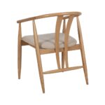 Chaise marron bois Suro – Image 4