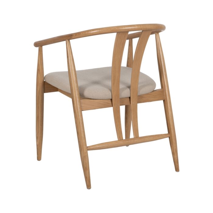 Chaise marron bois Suro – Image 4