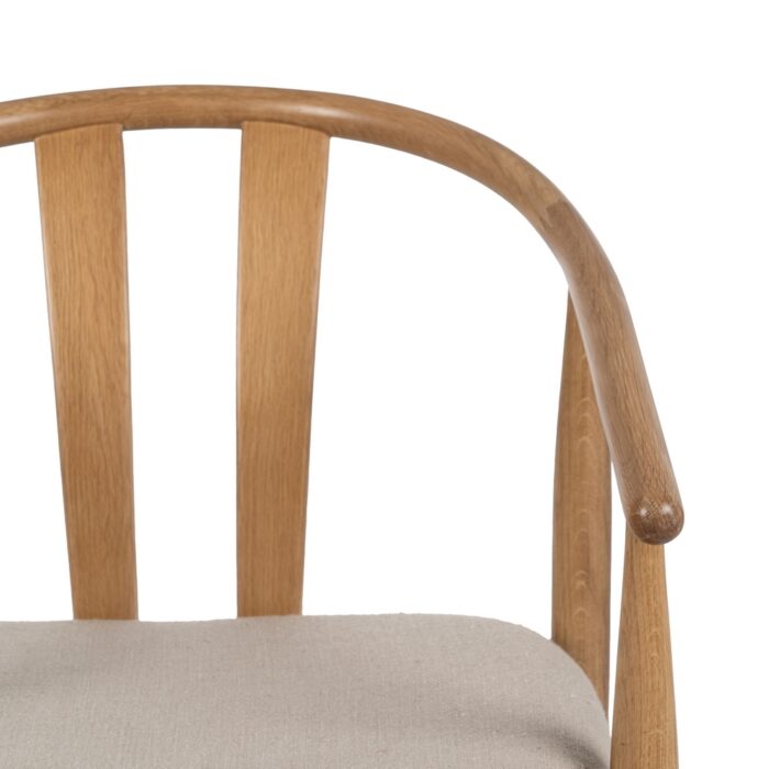 Chaise marron bois Suro – Image 5