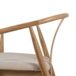 Chaise marron bois Suro – Image 6