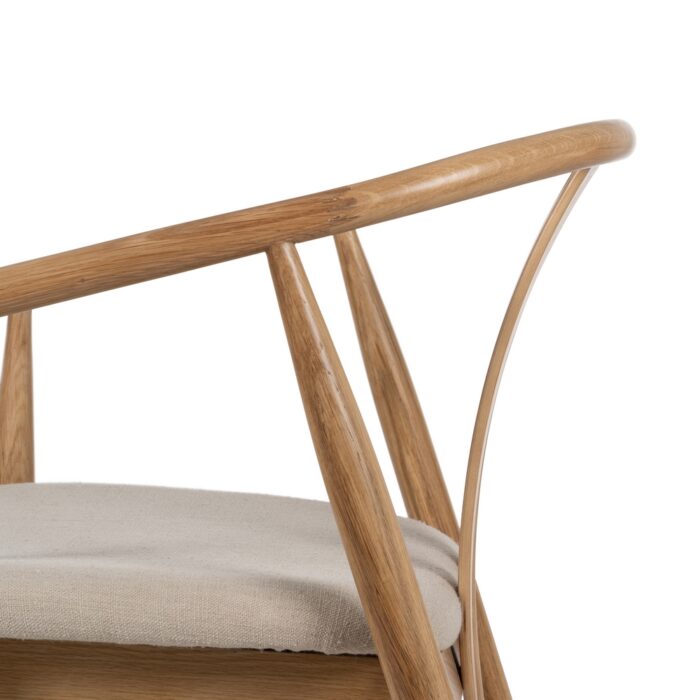 Chaise marron bois Suro – Image 6