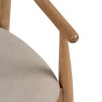 Chaise marron bois Suro – Image 8