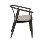 Chaise noire bois Suro – Image 2