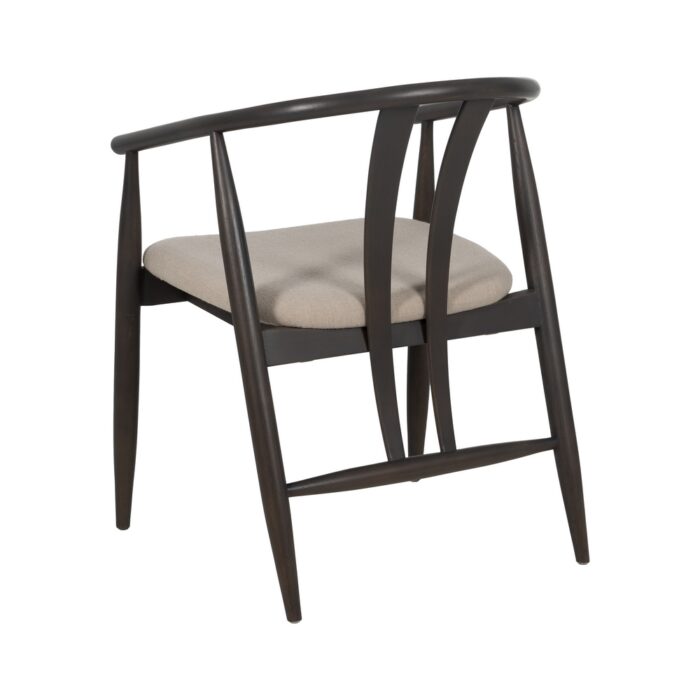 Chaise noire bois Suro – Image 3