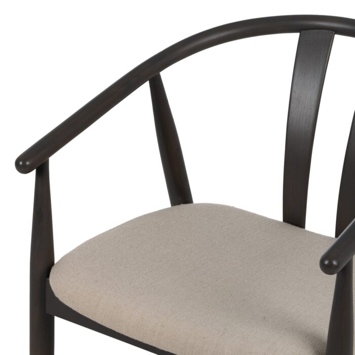 Chaise noire bois Suro – Image 5
