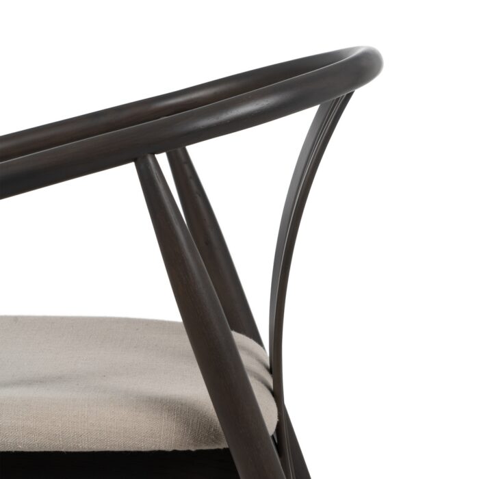 Chaise noire bois Suro – Image 6