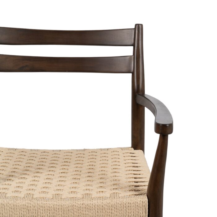Chaise marron bois River – Image 5