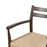 Chaise marron bois River – Image 6
