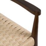 Chaise marron bois River – Image 9