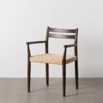 Chaise marron bois River Ixia