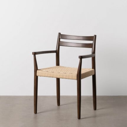 Chaise marron bois River Ixia