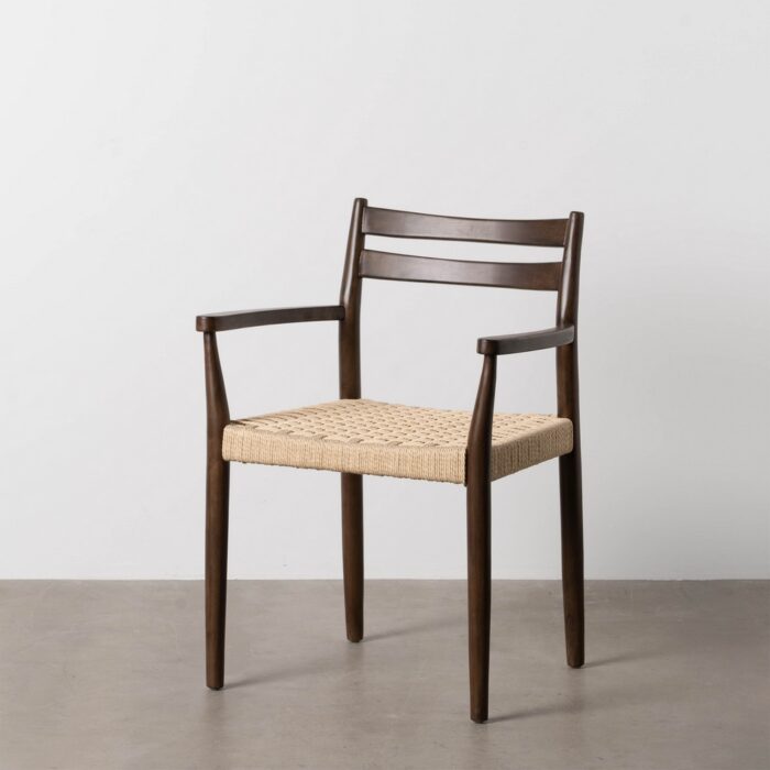 Chaise marron bois River Ixia