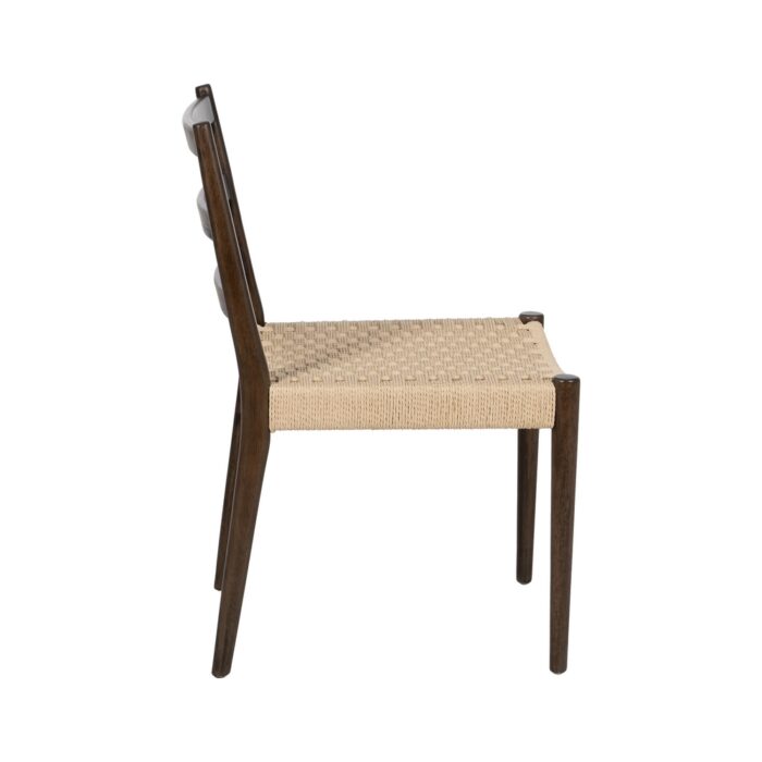 Chaise marron bois Hello – Image 3