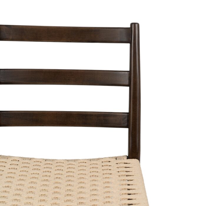 Chaise marron bois Hello – Image 5