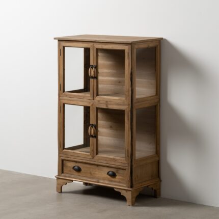 Vitrine pin marron Natula Ixia