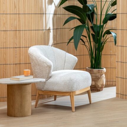 Fauteuil Blanc Arta Ixia