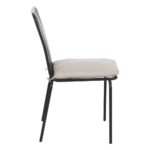Chaise métal grise Lova – Image 3