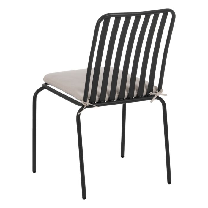 Chaise métal grise Lova – Image 4
