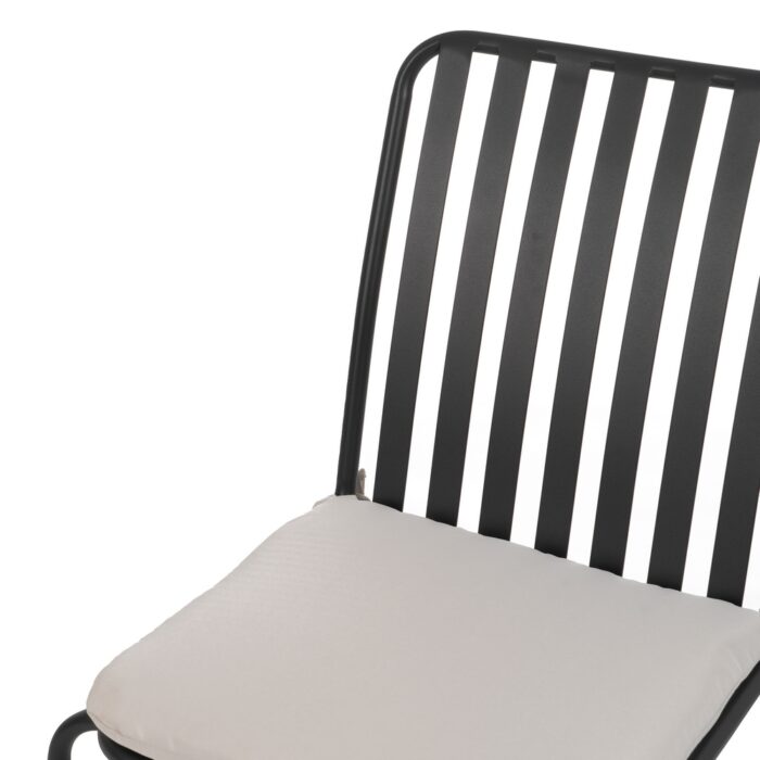 Chaise métal grise Lova – Image 7