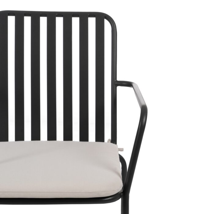 Chaise métal grise Kyra – Image 6