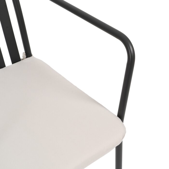 Chaise métal grise Kyra – Image 9