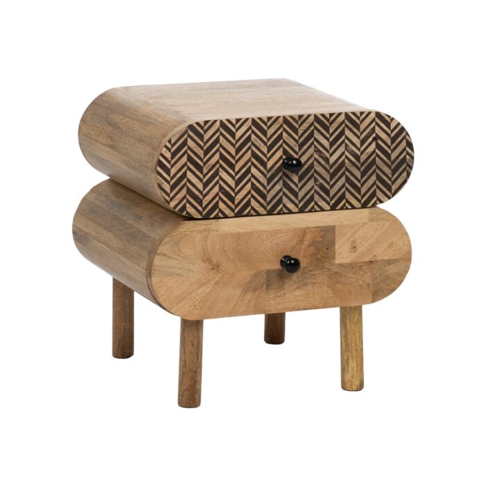 Table de chevet manguier Luna – Image 2