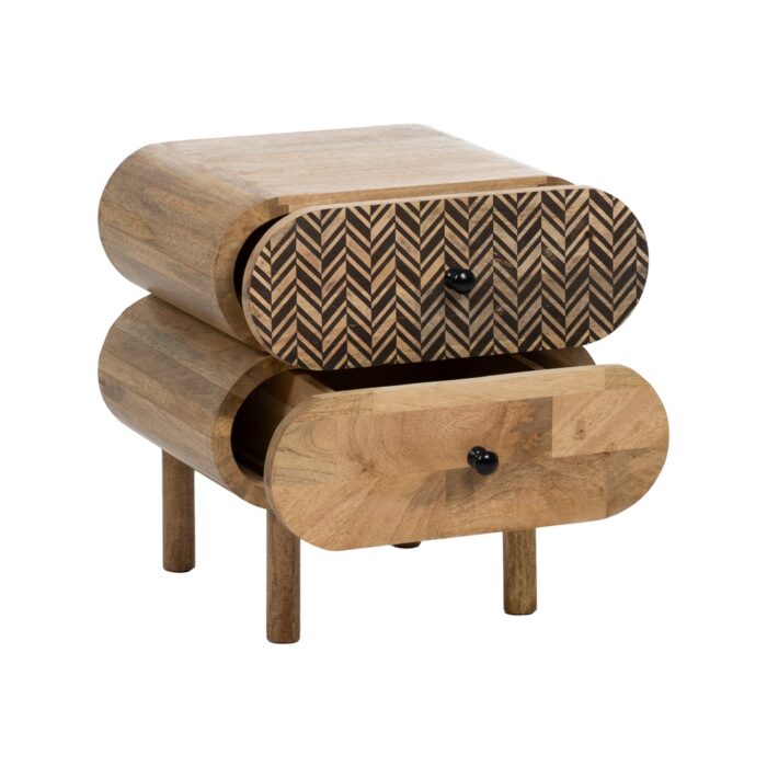 Table de chevet manguier Luna – Image 3