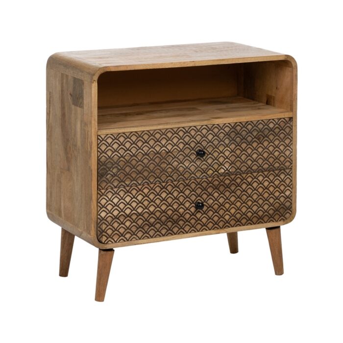 Table de chevet manguier Quinta – Image 2