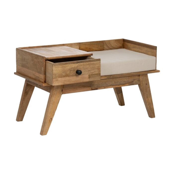 Banc 1 tiroir manguier Half – Image 3
