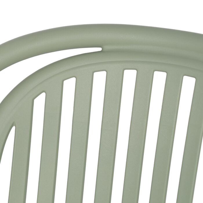 Chaise verte accoudoir Zapo – Image 8