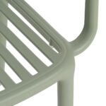 Chaise verte accoudoir Zapo – Image 9