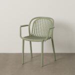 Chaise verte accoudoir Zapo Ixia