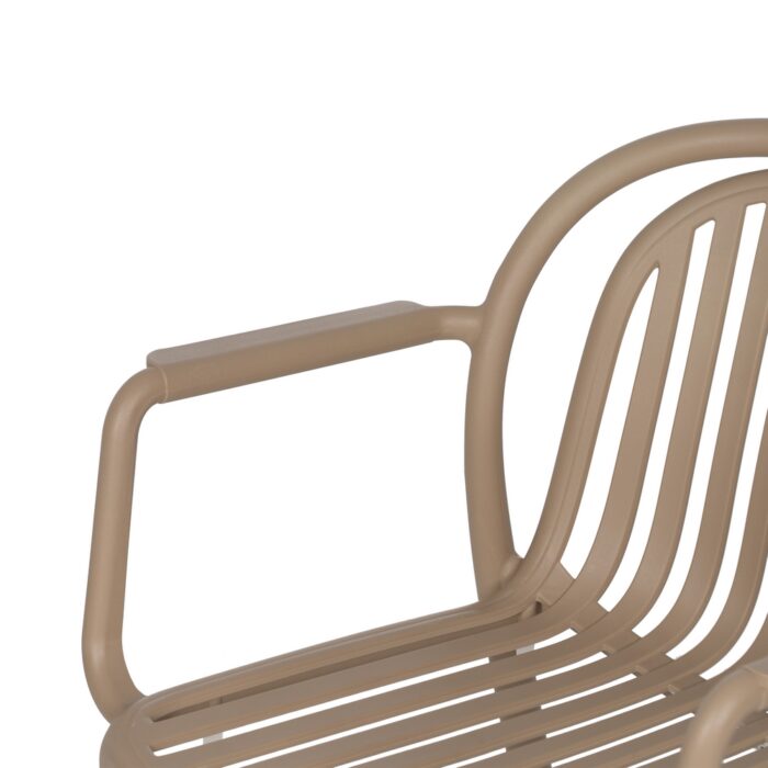 Chaise beige accoudoir Zapo – Image 7