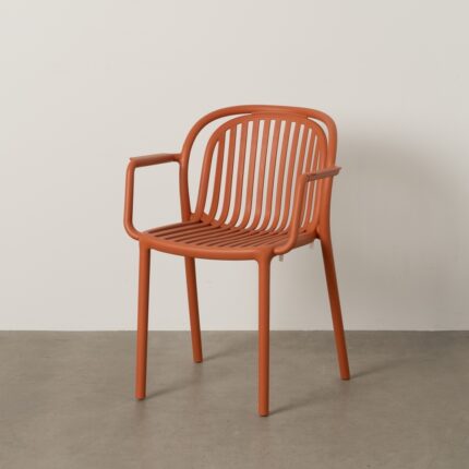 Chaise Terracotta accoudoir Zapo Ixia