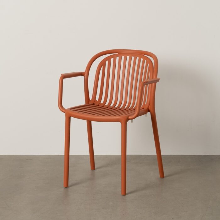 Chaise Terracotta accoudoir Zapo Ixia